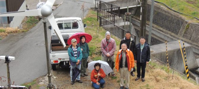 小型風力発電ワークショップ in 里野山家